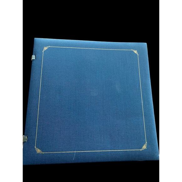 Creative Memories 12x12 Scrapbook Album Blue with Extra White Pages Pack - Picture 2 of 12